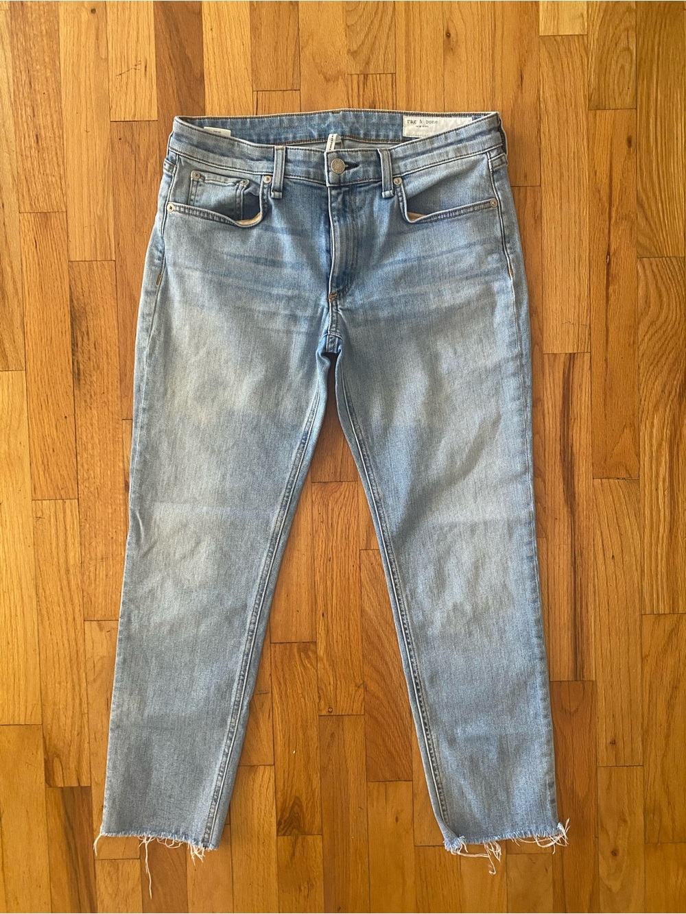Rag & Bone Dre Low Rise Ankle Slim Boyfriend Jean